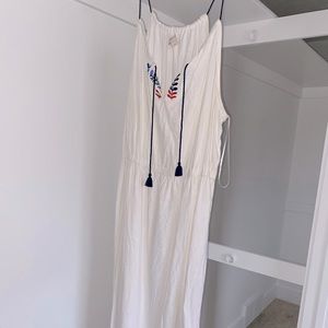 J. Crew embroidered linen dress
